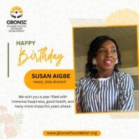 Happy Birthday Miss Susan Aigbe, Head, Gbonse Foundation, Odo Branch, Lagos
